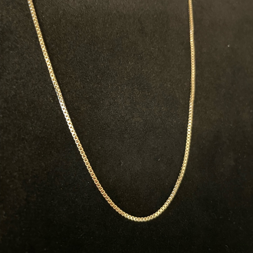 Premium Thick 14K Italian Gold Plated 16 inch Chain - Picture 5 of 8